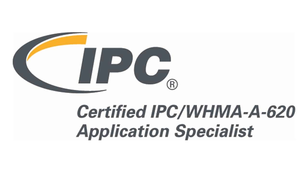 IPC/WHMA-A-620 Application Specialist logo IPC/WHMA-A-620 Application Specialist logo